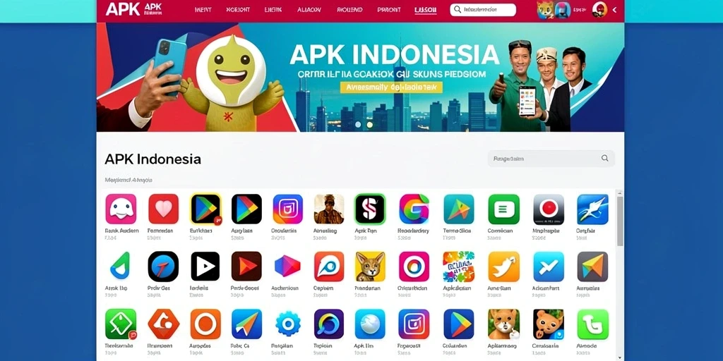 Tampilan utama yang menarik dan user-friendly.
