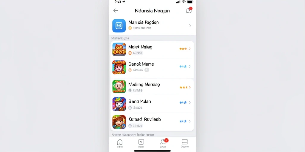 Screenshot aplikasi menunjukkan tampilan antarmuka yang menarik.