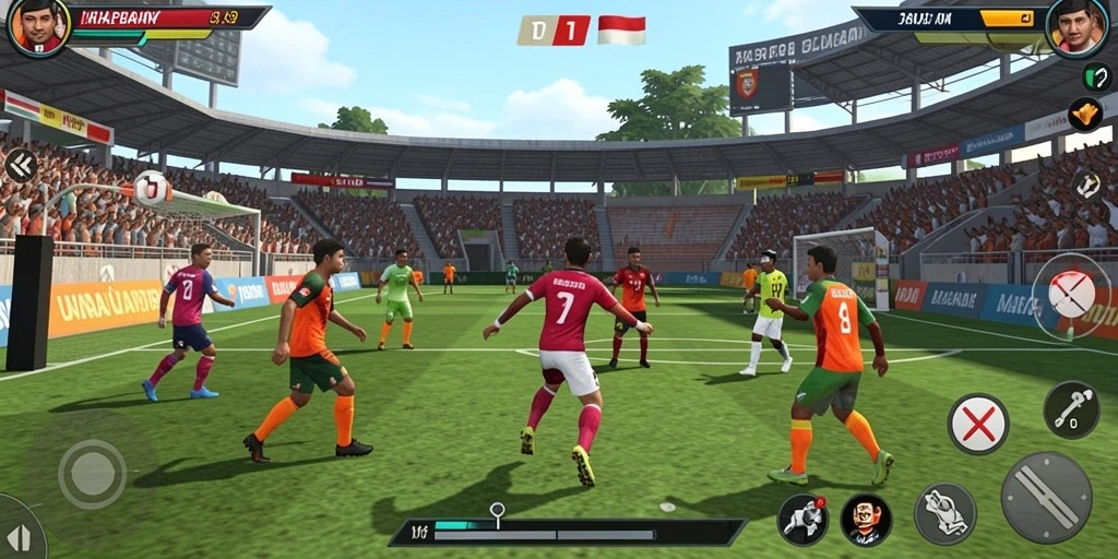 Tampilan level pertama yang menantang dan menarik.