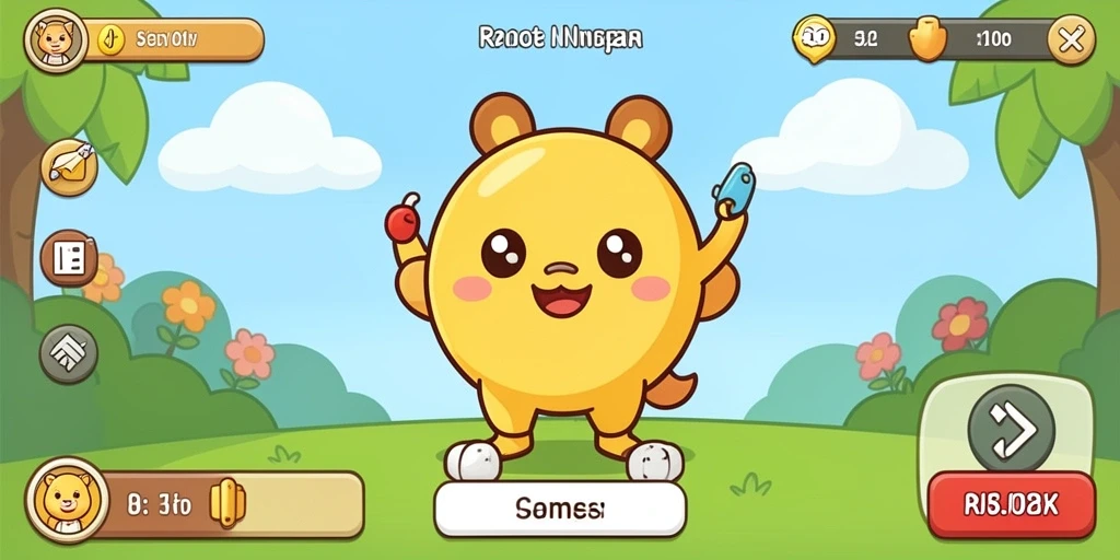 Tangkapan layar menampilkan aksi seru dalam game.