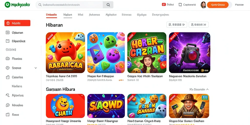 Screenshot menunjukkan tampilan antarmuka yang intuitif.