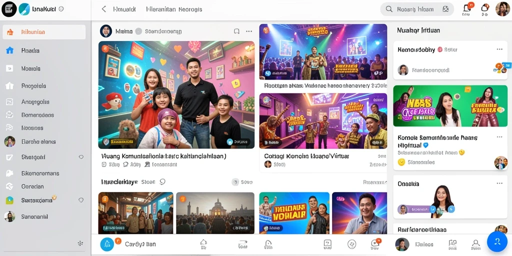 Tampilan awal yang menarik dan user-friendly.