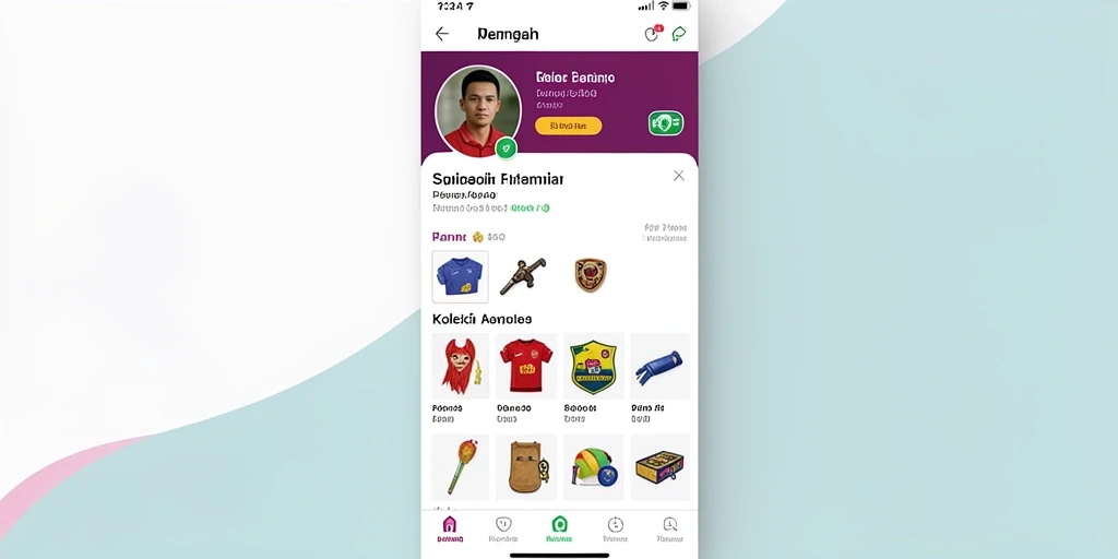 Tampilan utama aplikasi yang menarik dan interaktif.