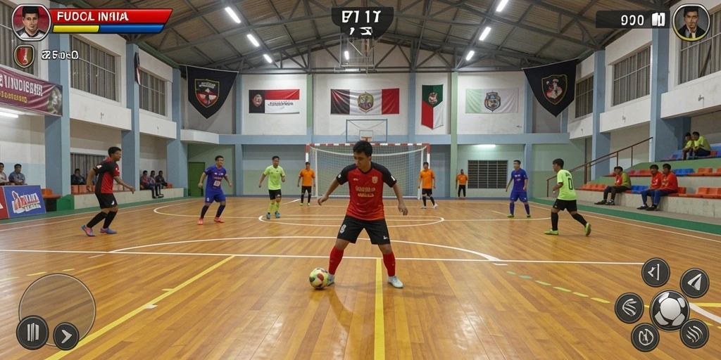 Tampilan antarmuka permainan ZOFAZA yang menarik.